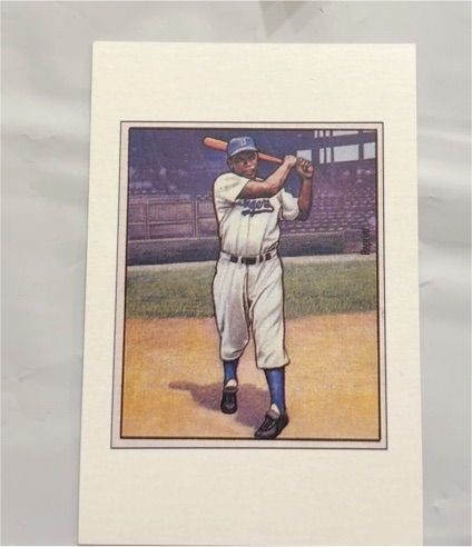 1989 Bowman #NNO Jackie Robinson 1950 Bowman Reprint — front