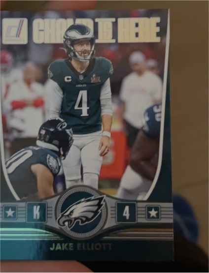 2025 Donruss Champ Is Here #CIH-JET Jake Elliott — front