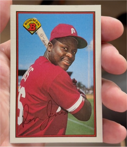 1989 Bowman #407 Ron Jones — front