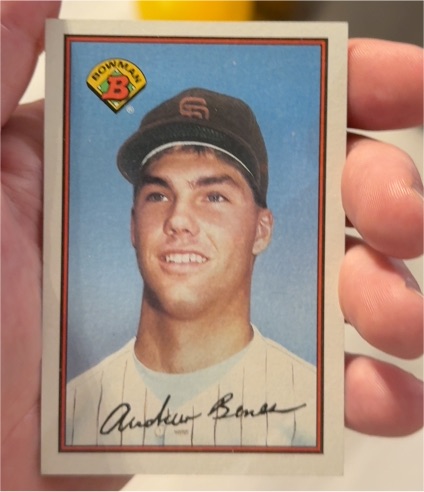 1989 Bowman #448 Andy Benes — front