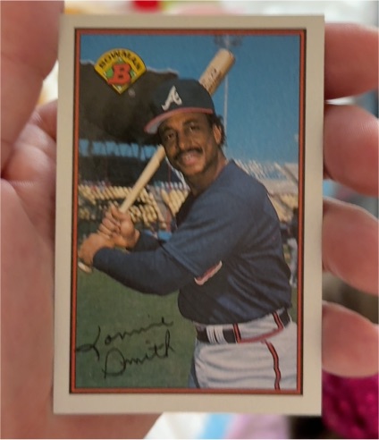 1989 Bowman #278 Lonnie Smith — front
