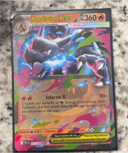 2025 Pokémon ME02 Phantasmal Flames #013 Mega Charizard X ex — front