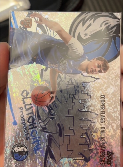 2025-26 Topps #CC-1 Cooper Flagg Clutch City Prospects — front