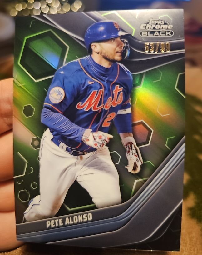 2023 Topps Chrome Black #99 Pete Alonso — front