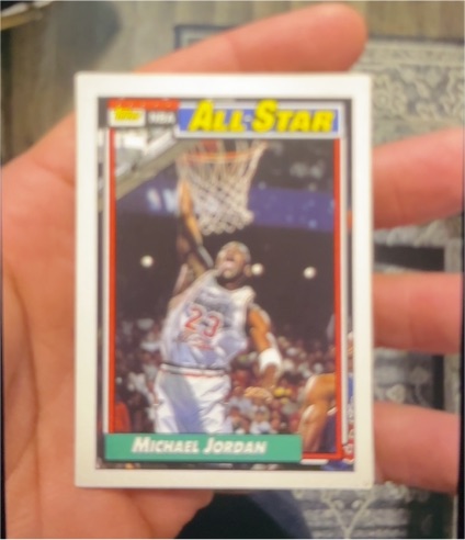1992-93 Topps #115 Michael Jordan All Star — front
