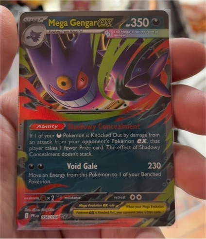 2025 Pokémon Mega Gengar EX #056/094 — front