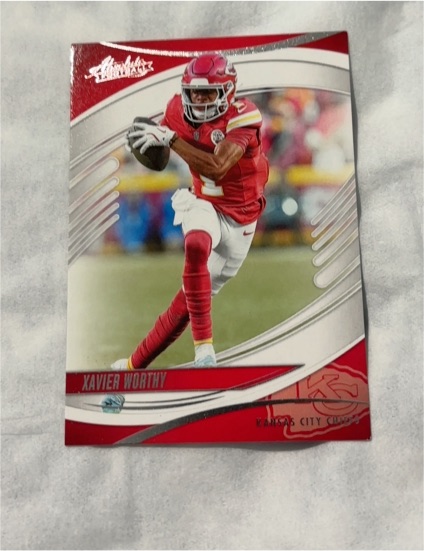 2025 Panini Absolute #13 Xavier Worthy — front