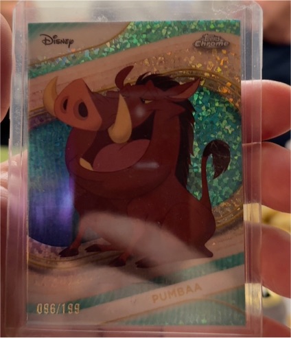 2025 Topps Chrome Disney #99 Pumbaa — front