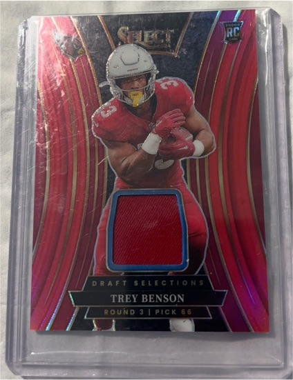 2024 Panini Select #DSM-TBN Trey Benson — front