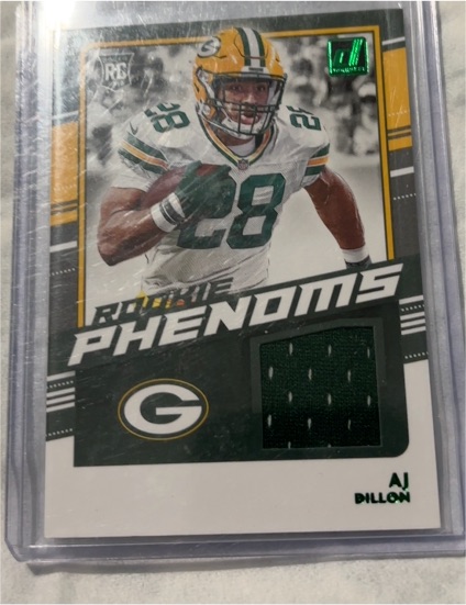 2020 Donruss Rookie Phenoms #RP-AD AJ Dillon — front