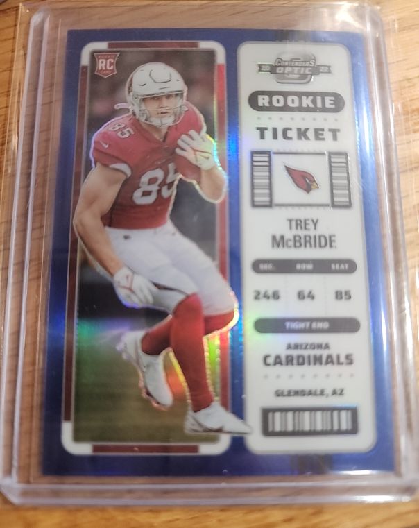 2022 Panini Contenders Optic Rookie Ticket #85 Trey McBride — front