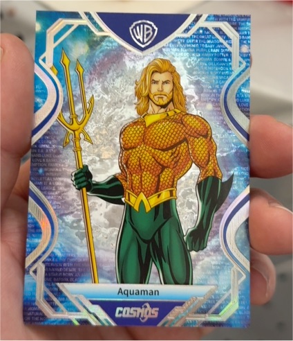 2024 Kakawow Cosmos Warner Bros. #CWQ-I-34 Aquaman Silver Refractor — front