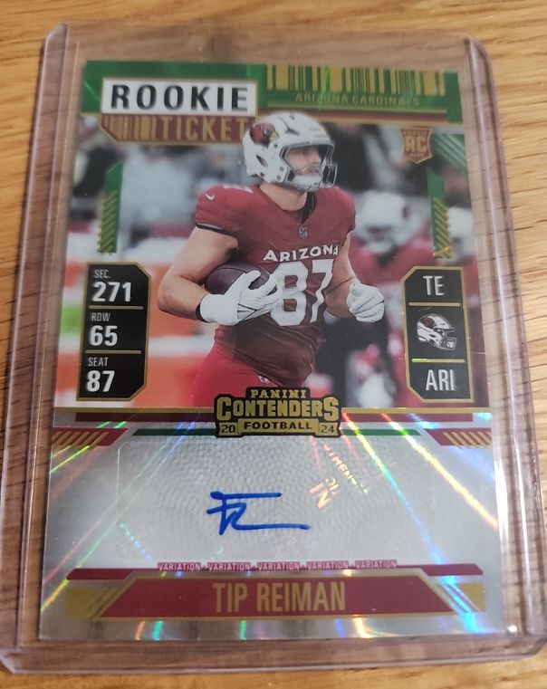 2024 Panini Contenders #171 Tip Reiman Rookie Ticket — front