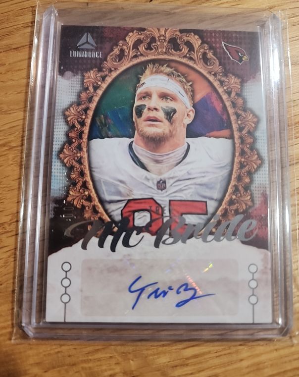 2025 Panini Luminance #PSI-TMB T.J. McBride — front