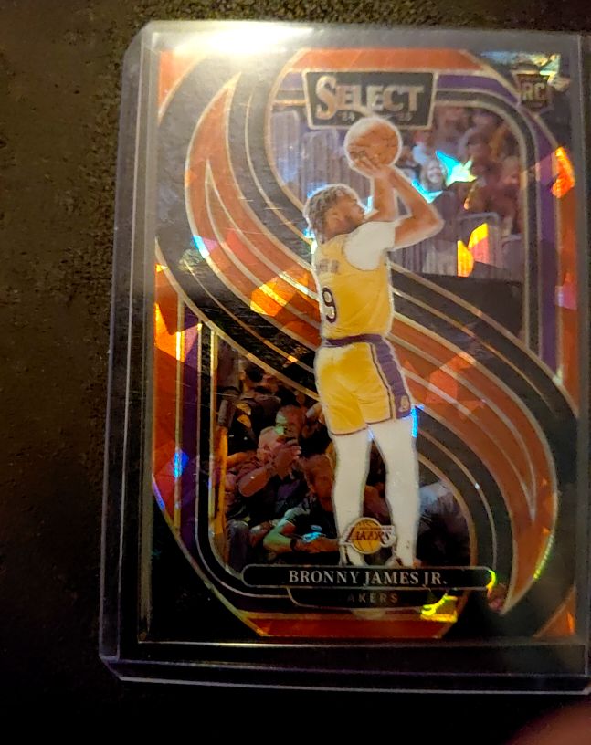 2024-25 Panini Select #179 Bronny James Jr. Premier Level — front