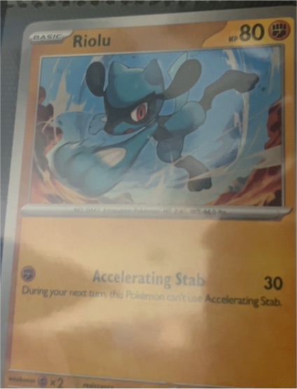 2025 Mega Evolution #076 Riolu — front
