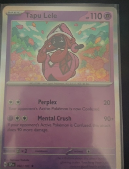 2024 Scarlet & Violet Series - Surging Sparks Tapu Lele #92 — front