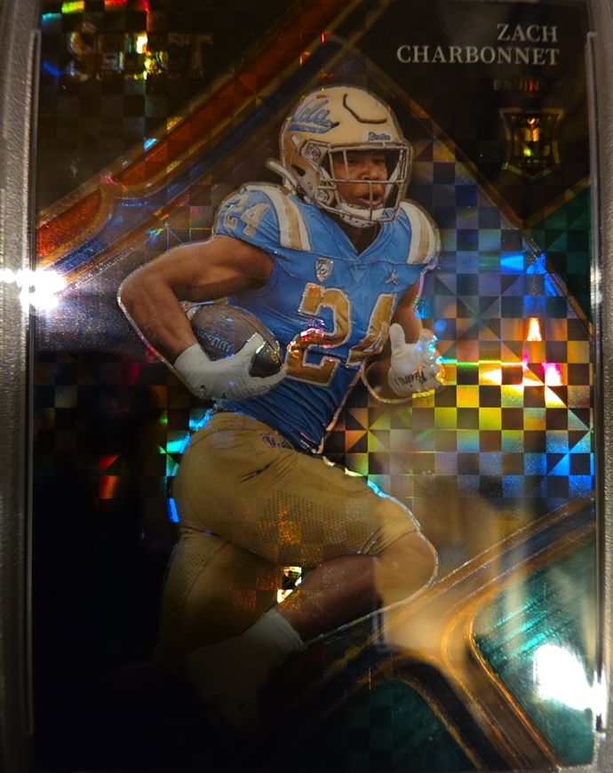 2023 Panini Select Draft Picks #124 Zach Charbonnet — front