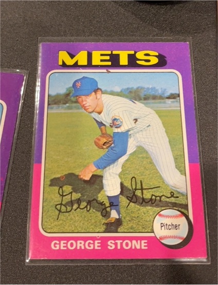 1975 Topps #239 George Stone — front