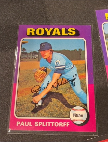 1975 Topps #340 Paul Splittorff — front