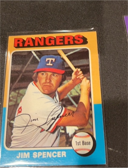 1975 Topps #387 Jim Spencer — front