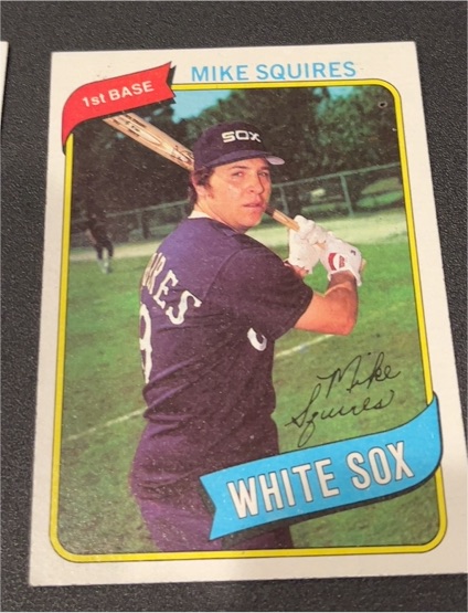 1980 Topps #466 Mike Squires — front