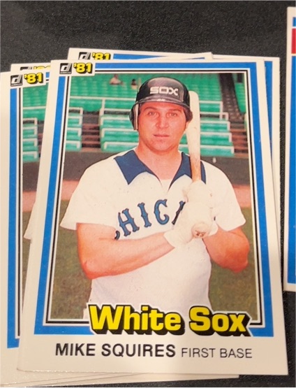 1981 Donruss #398 Mike Squires — front