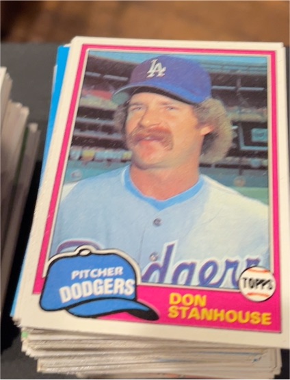 1981 Topps #24 Don Stanhouse — front