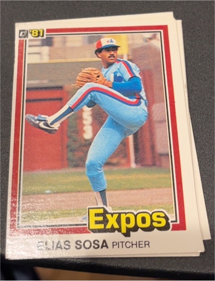 1981 Donruss #599 Elias Sosa — front