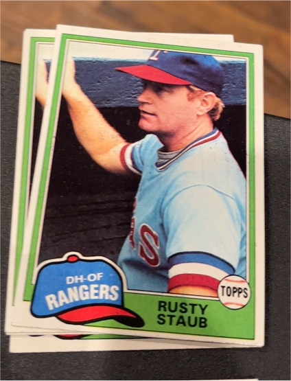 1981 Topps #80 Rusty Staub — front