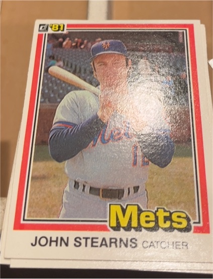 1981 Donruss #35 John Stearns — front