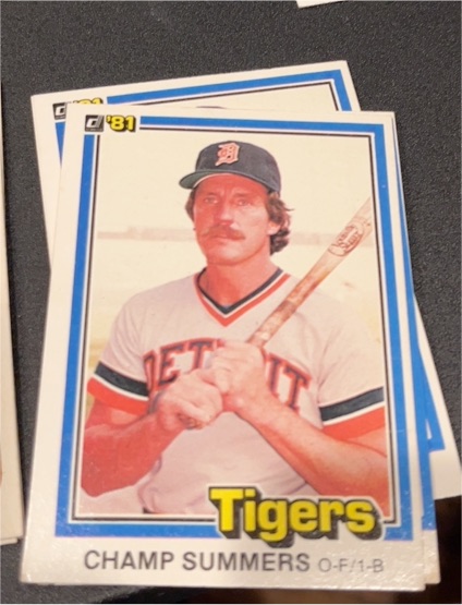 1981 Donruss #130 Champ Summers — front