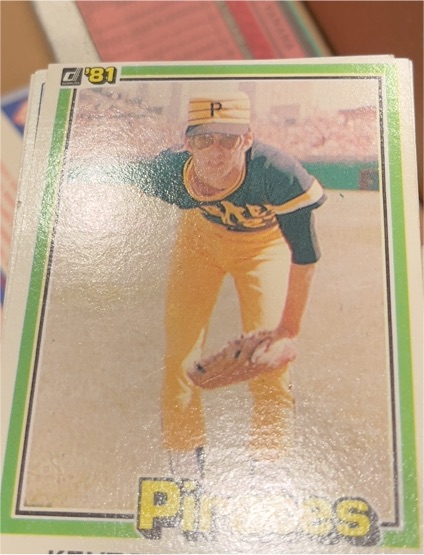 1981 Donruss #254 Kent Tekulve — front