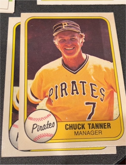 1981 Fleer #367 Chuck Tanner — front