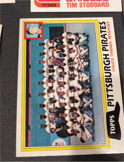 1981 Topps #683 Pittsburgh Pirates Team Chuck Tanner — front