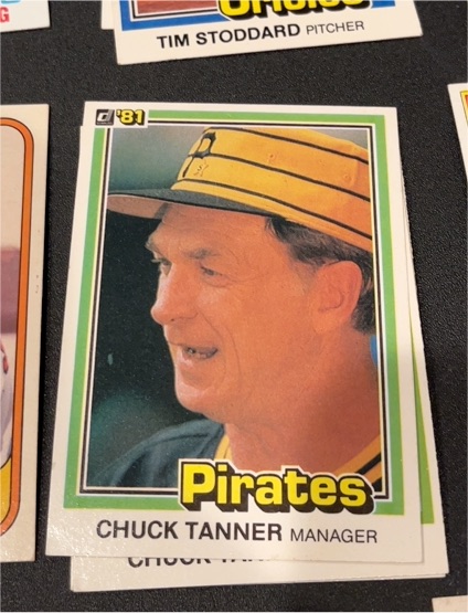 1981 Donruss #257 Chuck Tanner — front