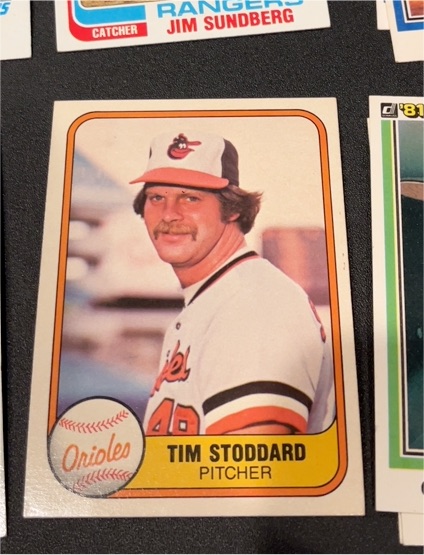 1981 Fleer #176 Tim Stoddard — front