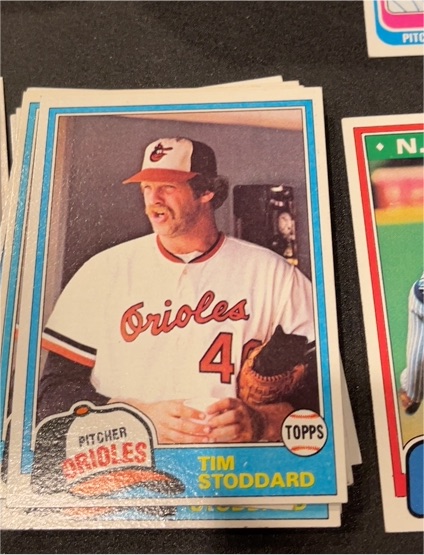 1981 Topps #91 Tim Stoddard — front