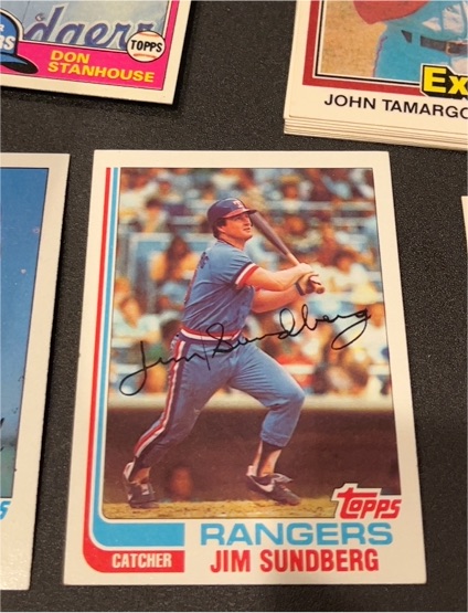 1982 Topps #335 Jim Sundberg — front