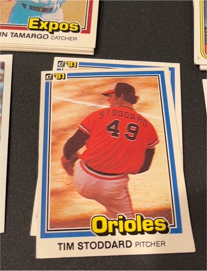1981 Donruss #475 Tim Stoddard — front