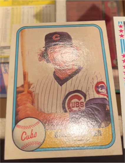 1981 Fleer #294 Bruce Sutter — front