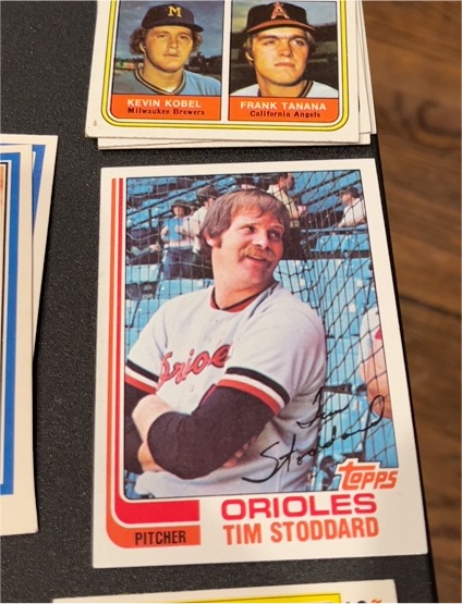 1982 Topps #457 Tim Stoddard — front