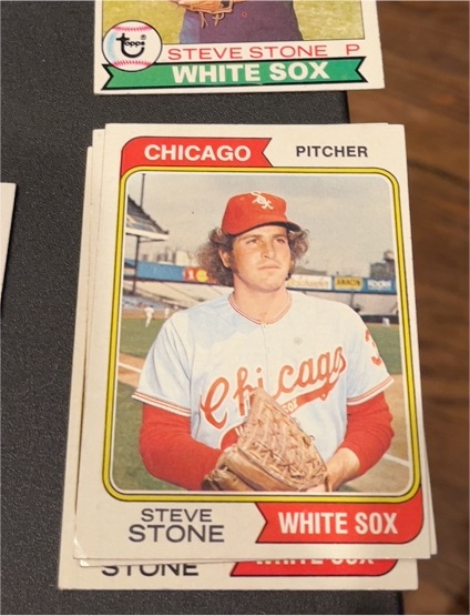 1974 Topps #486 Steve Stone — front