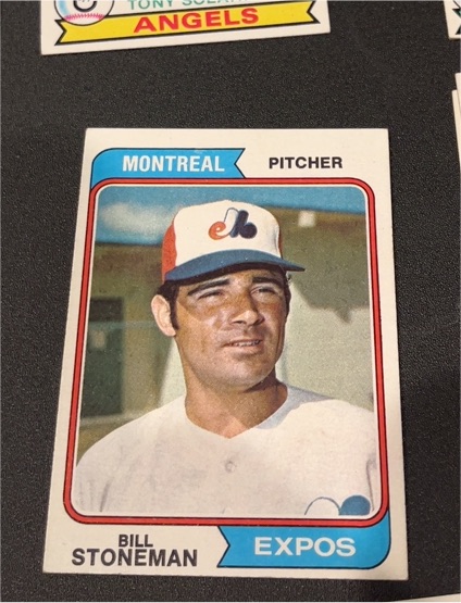 1974 Topps #352 Bill Stoneman — front