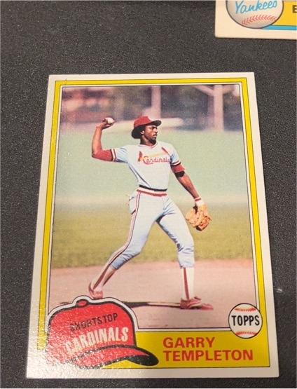 1981 Topps #485 Garry Templeton — front