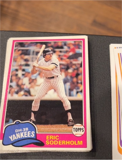1981 Topps #383 Eric Soderholm — front
