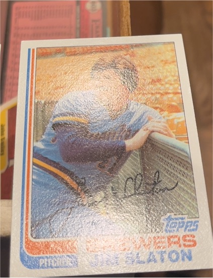 1982 Topps #221 Jim Slaton — front