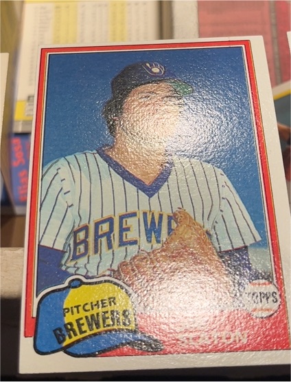 1981 Topps #357 Jim Slaton — front