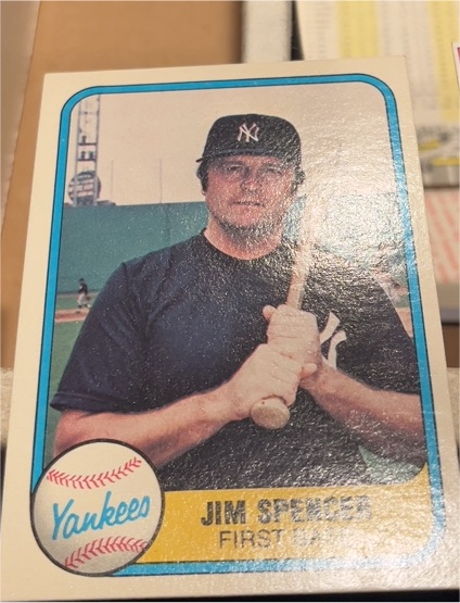 1981 Fleer #96 Jim Spencer — front