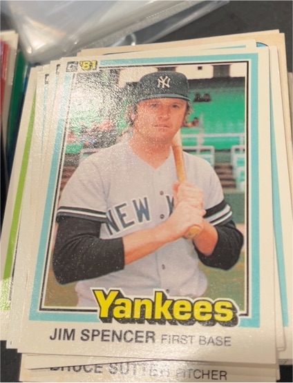 1981 Donruss #226 Jim Spencer — front